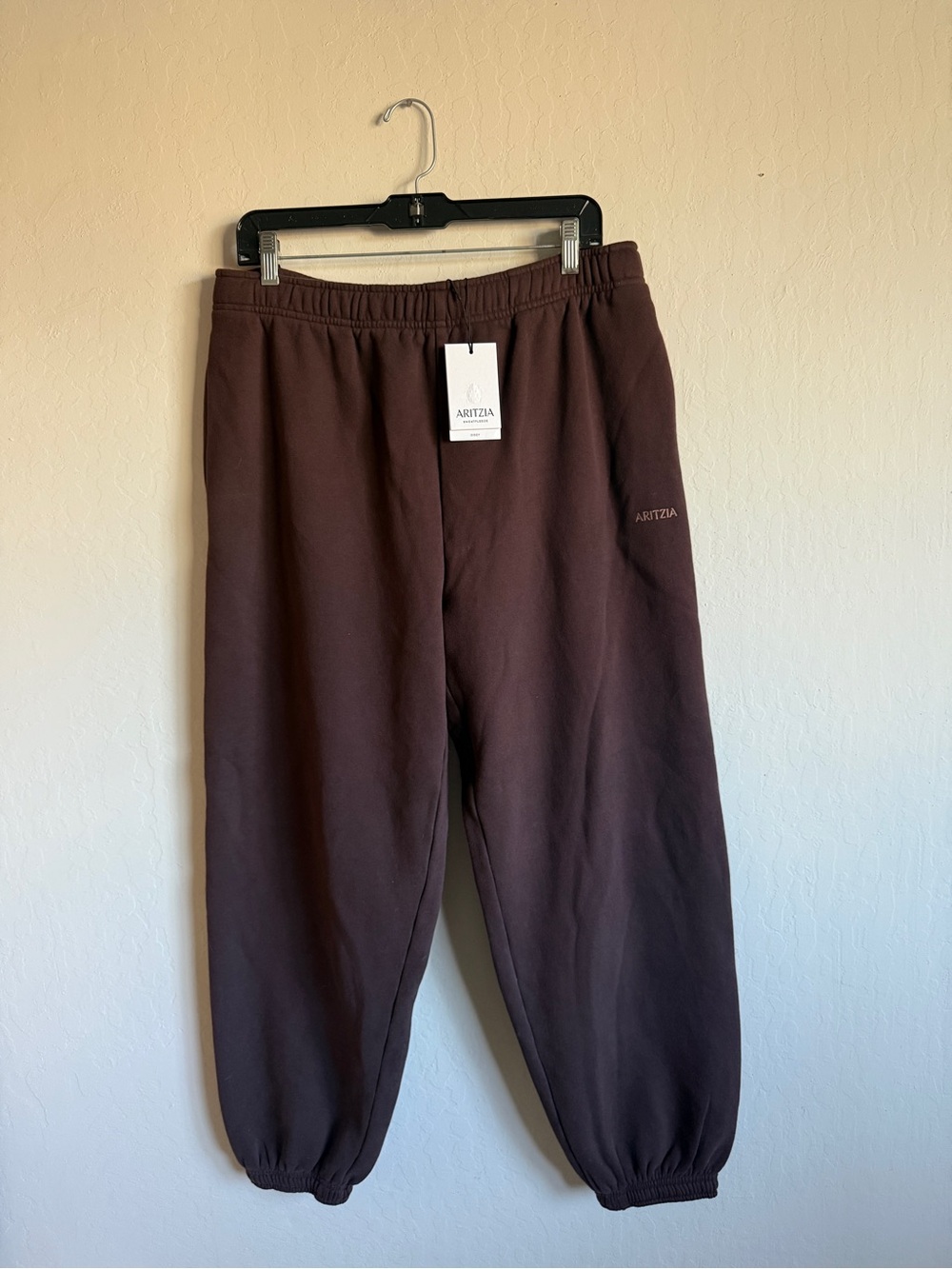 NWT Aritzia Cozy Sweatfleece Mega Jogger - L